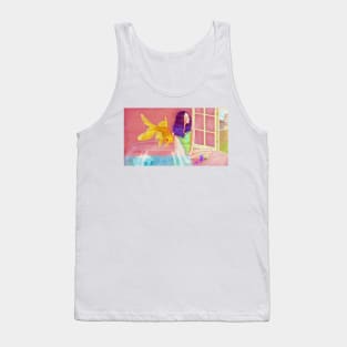 The Girl of golden Fish Tank Top